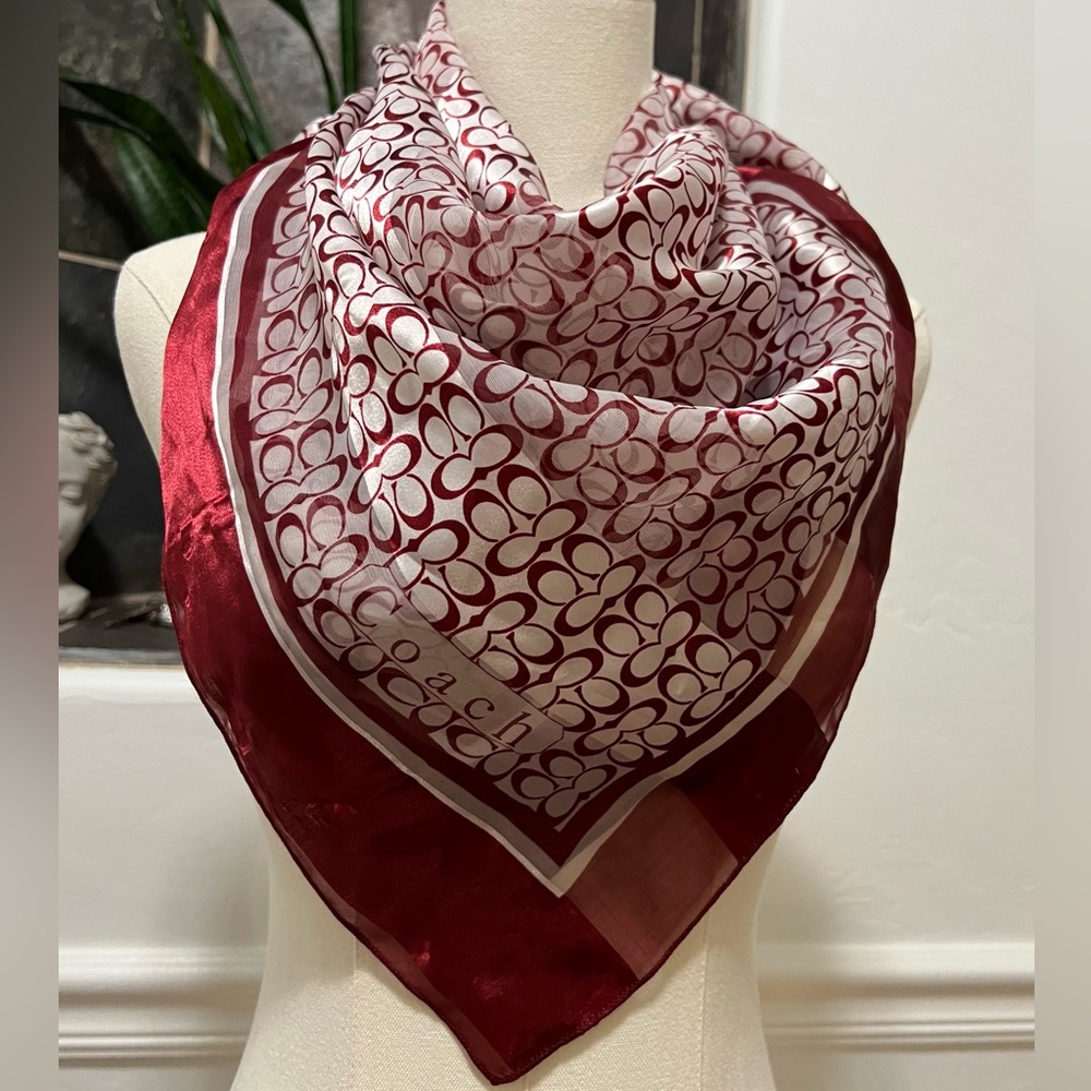 Coach Monogram Large Scarf